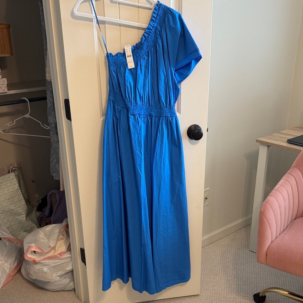 J. Crew one shoulder dress
